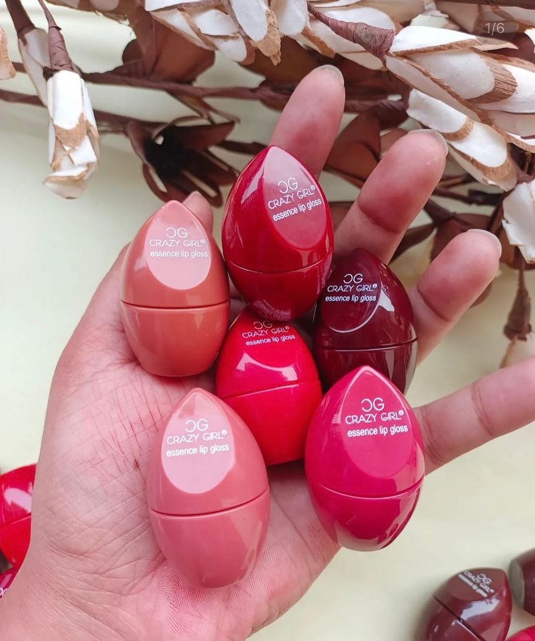 Buy 1 get 1 free (pack of 2) Highly Pigmented Cutest mini Egg Lipgloss