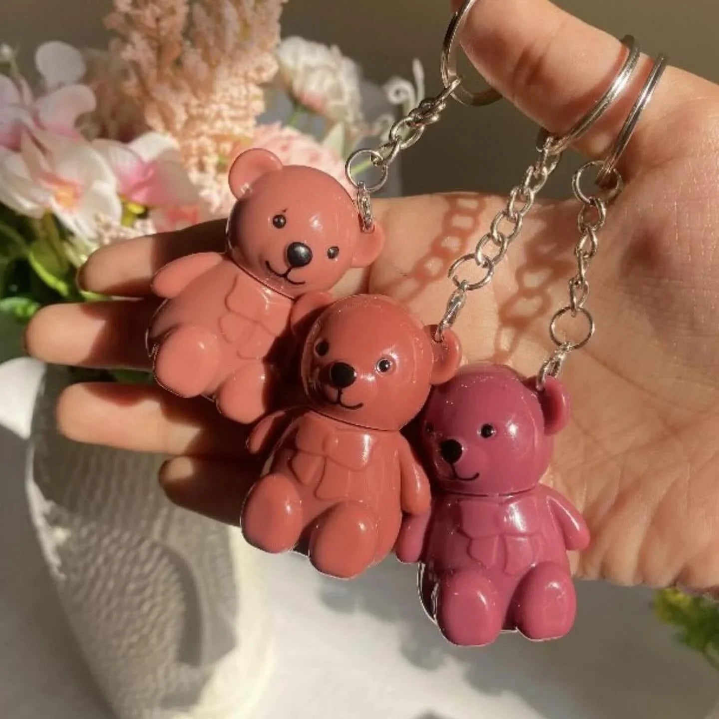 6 Pcs New Bear Lipsticks