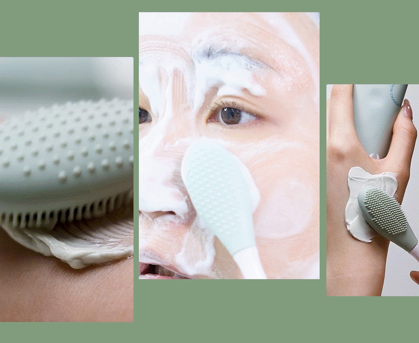 2 in 1 Silicone Nose Finger Brush buy 1 get 1 free😍