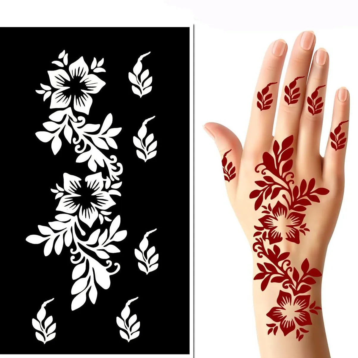 Mehndi Stickers PACK OF 6