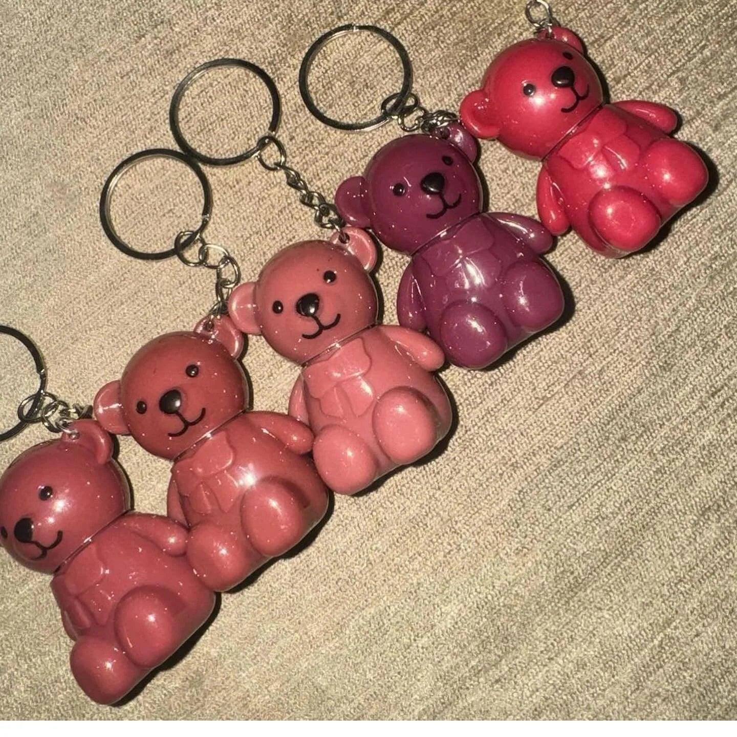 6 Pcs New Bear Lipsticks