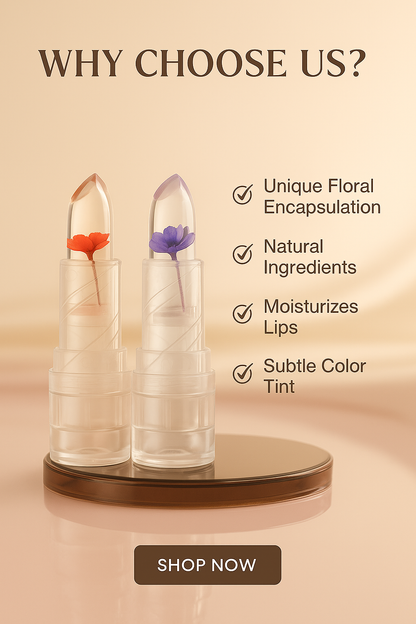 Flower Jelly Lipstick (Buy 1 Get 1 Free)