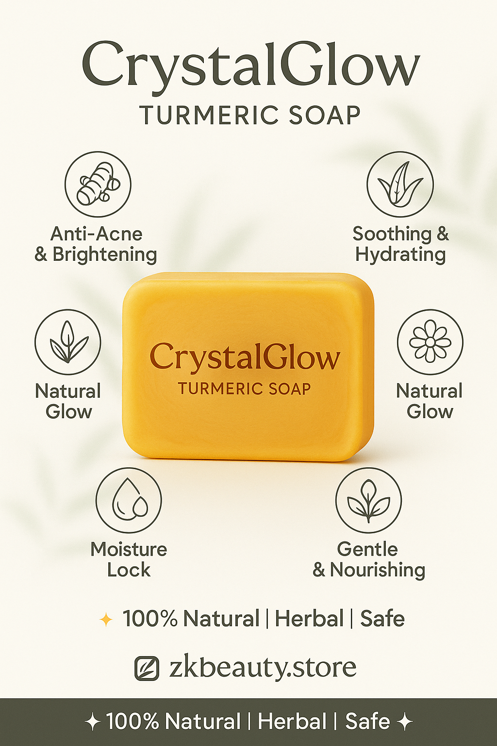 Zk Beauty TURMERIC SOAP 115gm