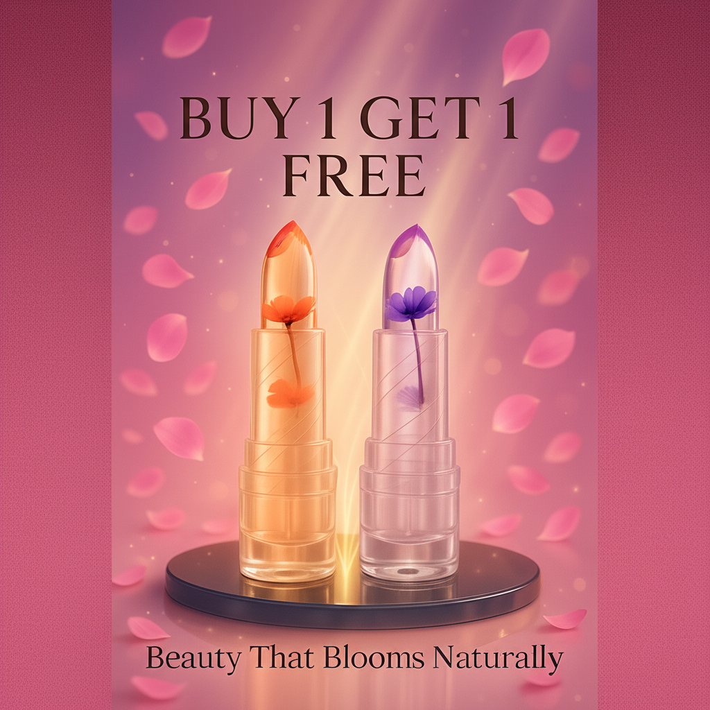 Flower Jelly Lipstick (Buy 1 Get 1 Free)