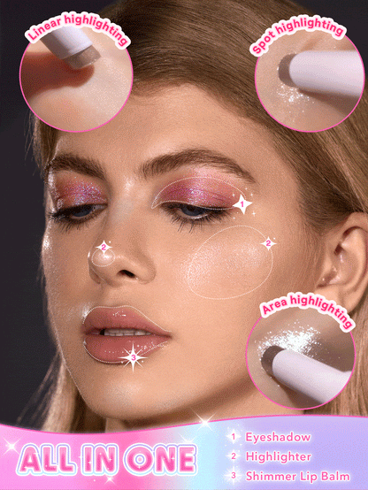 SHEGLAM Crystal Jelly Glaze Stick BUY 1 GET 1 FREE(pack of 2)